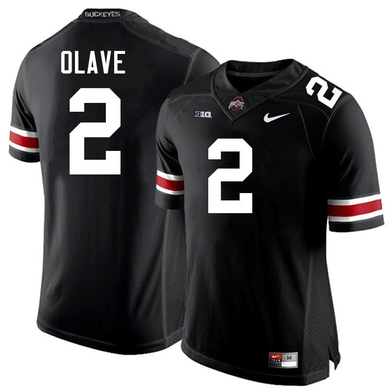 Chris Olave Ohio State Buckeyes Jersey College Football Uniforms-Black